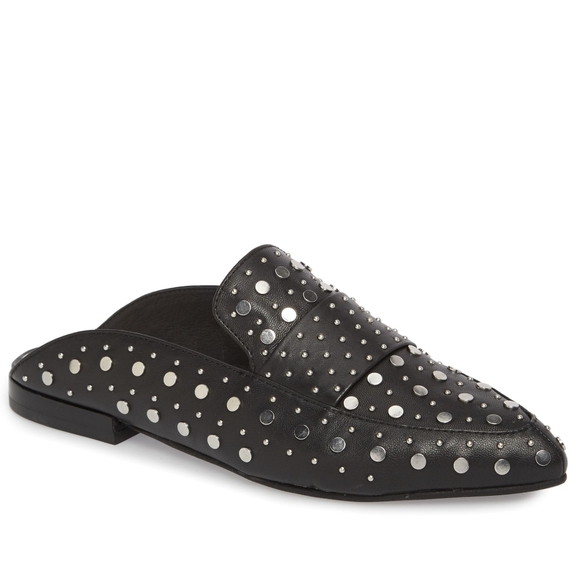 Kristin Cavallari Charlie x Chinese Laundry Studded Women's Mules Flats - Picture 3 of 7